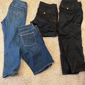 WHBM White House Black Market size 10 capris and shorts lot
